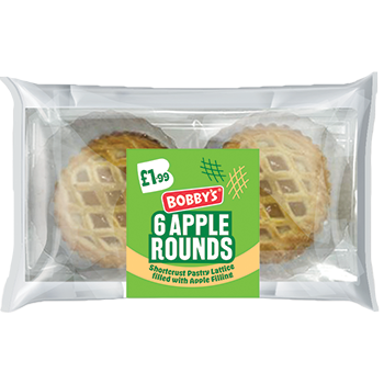 Bobby's Apple Rounds 6 Pack ( UK )