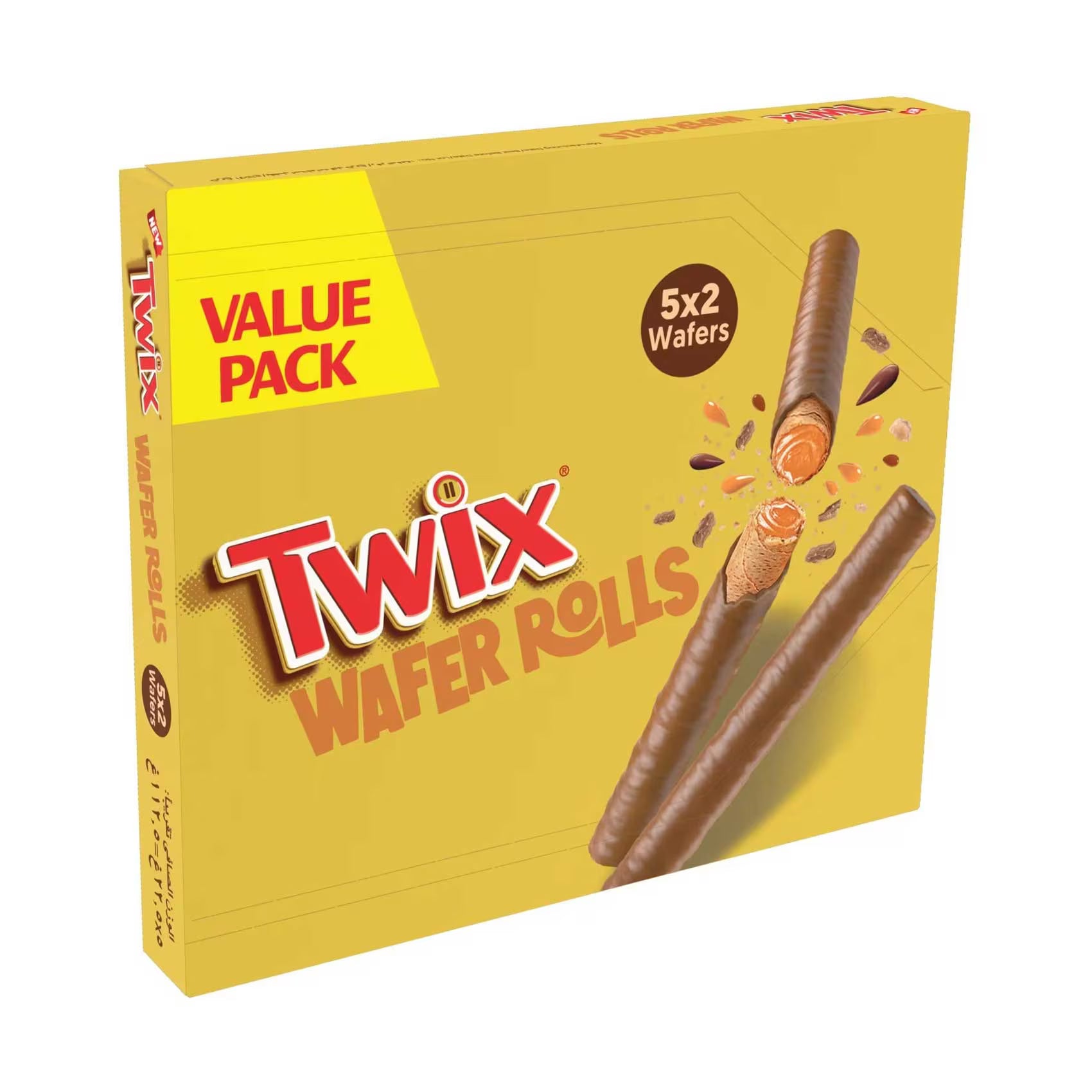 Twix  Crispy Rolls 5 X 23.4g ( UK )