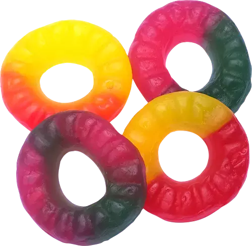 Malaco Fruity Rings 100g ( Sweden )