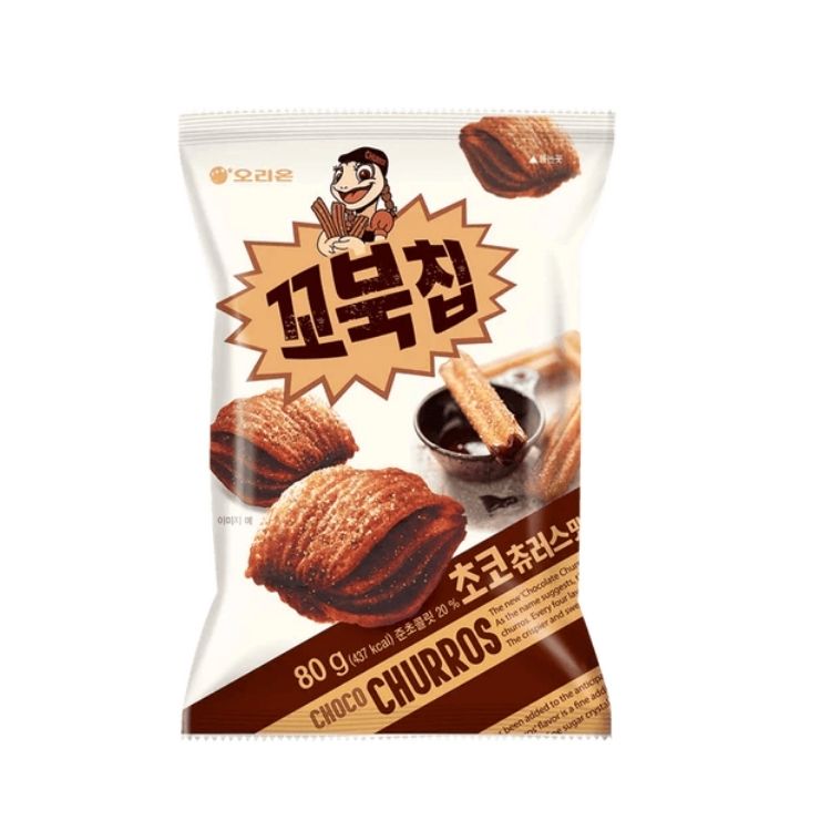 Orion Kkobukchip Chocolate Churros Snack 80g ( South Korea )