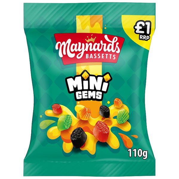 Maynards Bassetts Mini Gems Candy 110g ( UK )
