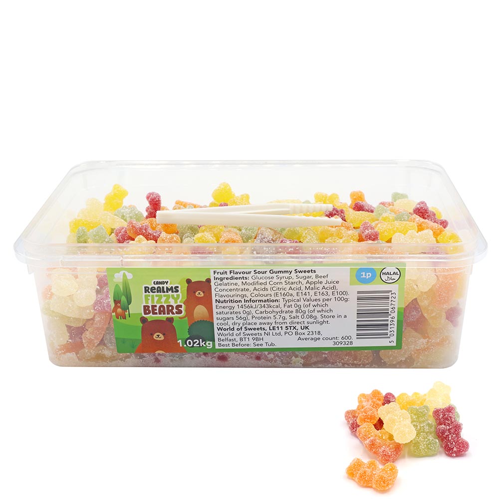 Candy Realms Mini  Fizzy Bears  ( UK )