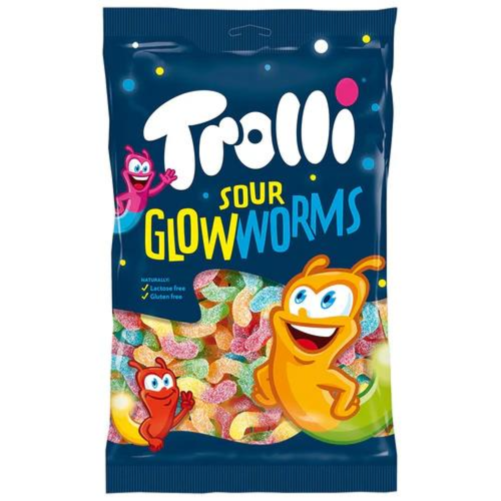 Trolli Sour Glowworms ( Germany )
