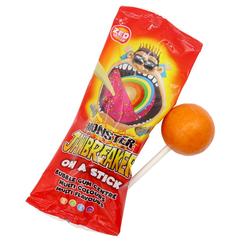 Zed Candy Monster Jawbreaker On A Stick 50g  ( UK )