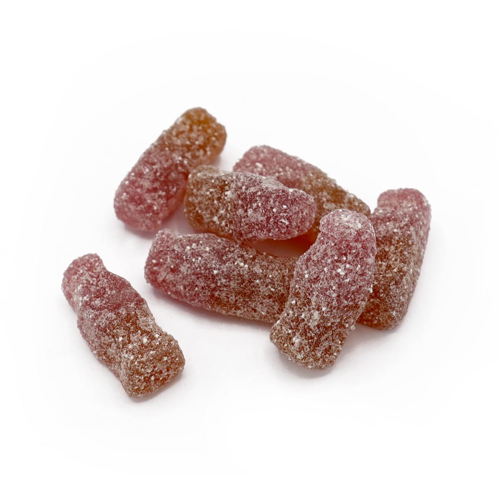 Kingsway Value Vegan Fizzy Cherry Cola Bottles 100g (UK)