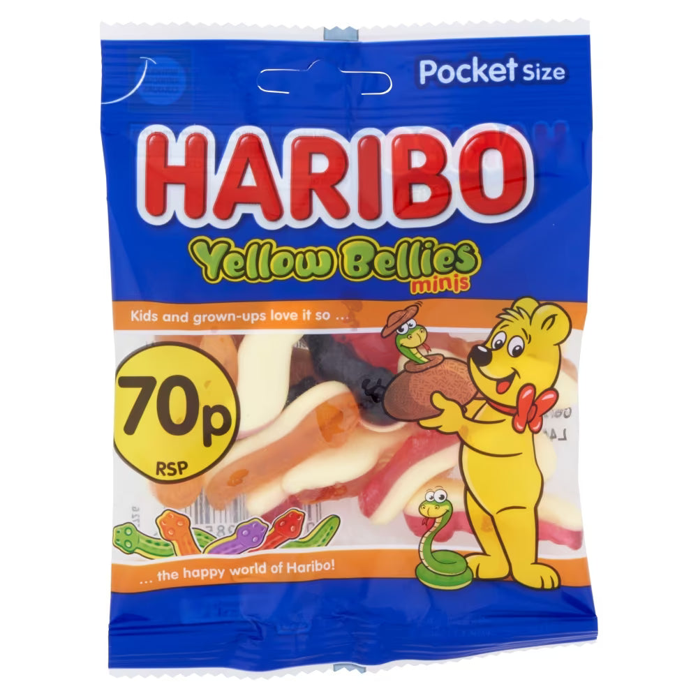 HARIBO Mini Yellow Bellies Bag 70g (UK)