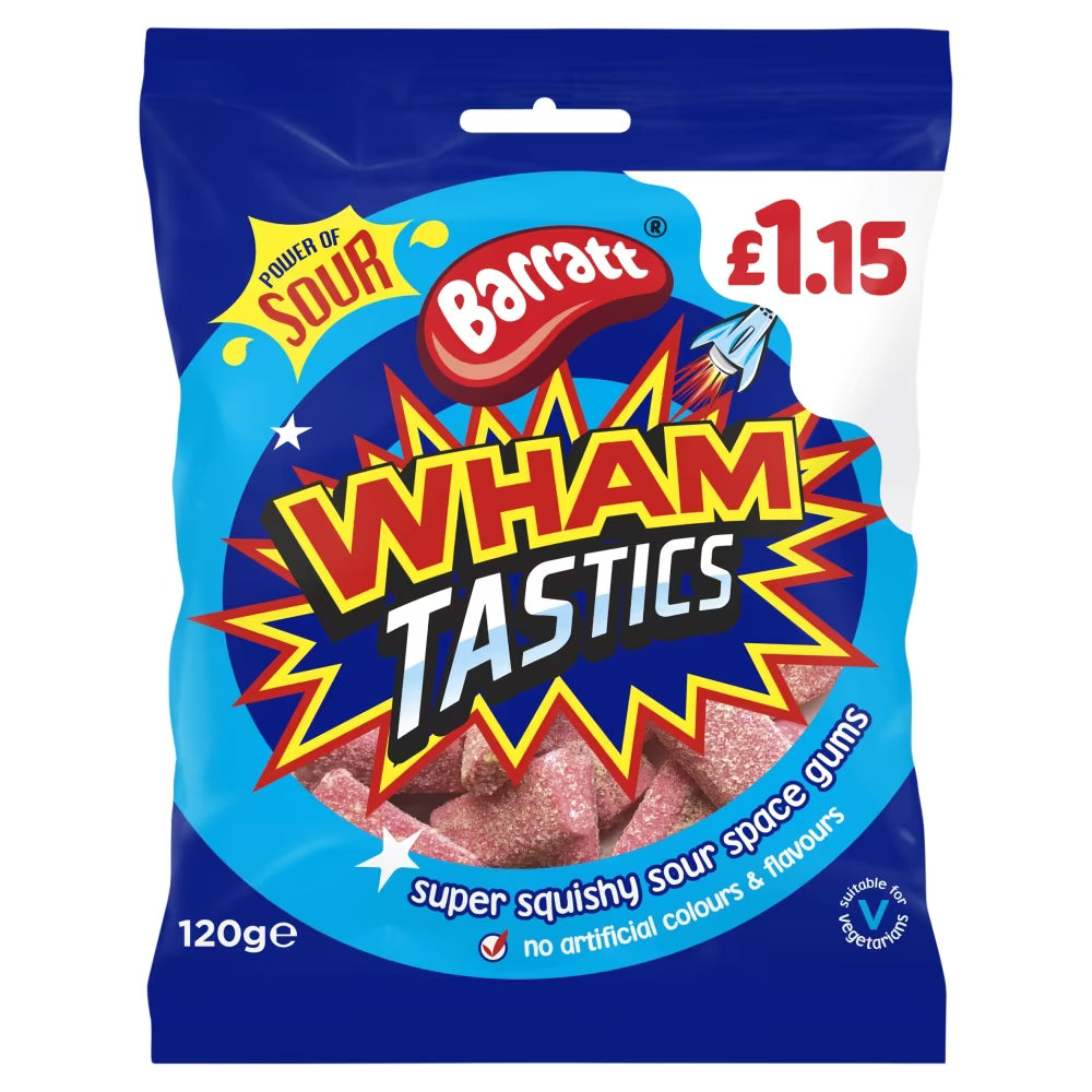 Barratt Wham Tastics 120g  ( UK )