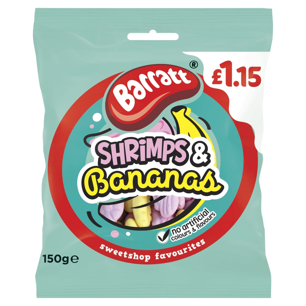 Barratt Shrimps & Bananas 150g  ( UK )