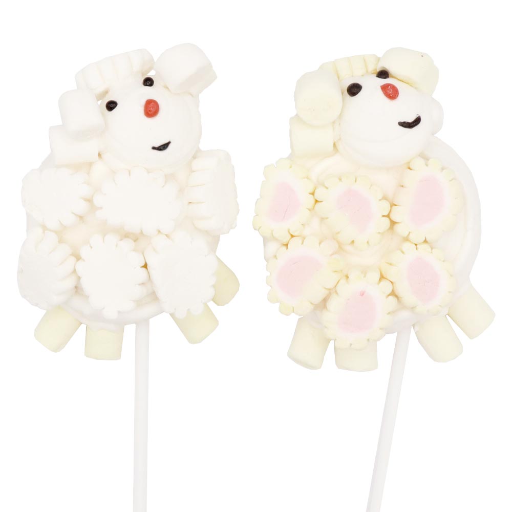 Candy Realms Lucy Lamb Mallow Lolly 35g ( UK )