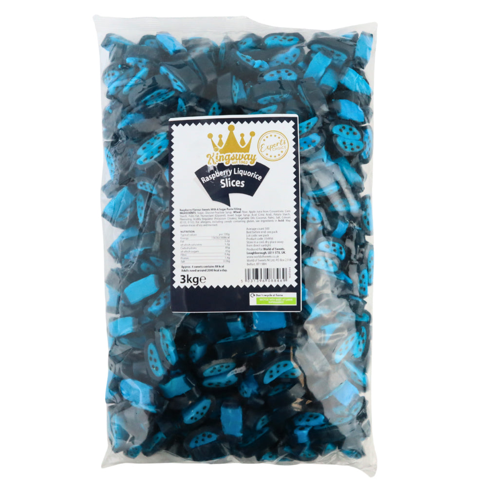 Kingsway Raspberry Liquorice  Slices  ( UK )