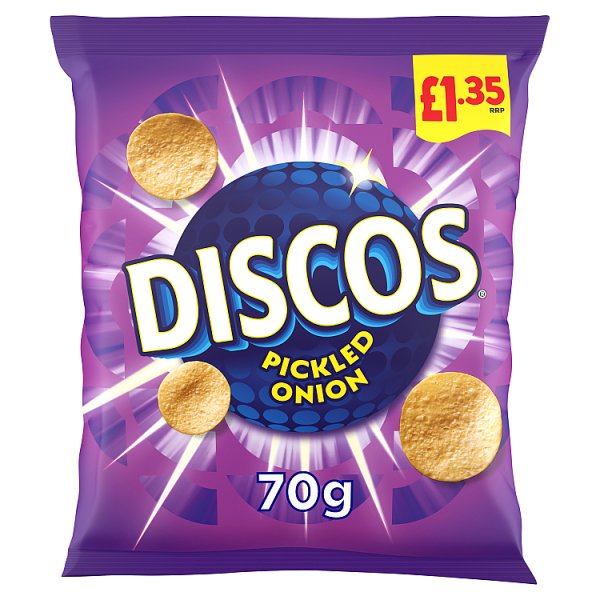Discos Pickled Onion Crisps 70g ( UK )
