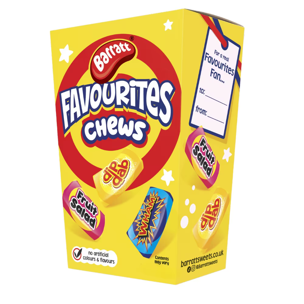 Barratt Favourites Chews Carton 300g ( UK )