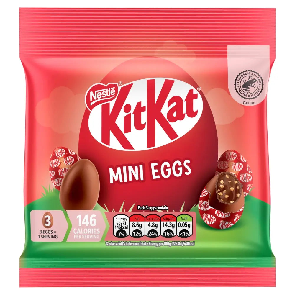 KitKat Mini Eggs Milk Chocolate Sharing Bag 80g ( UK )