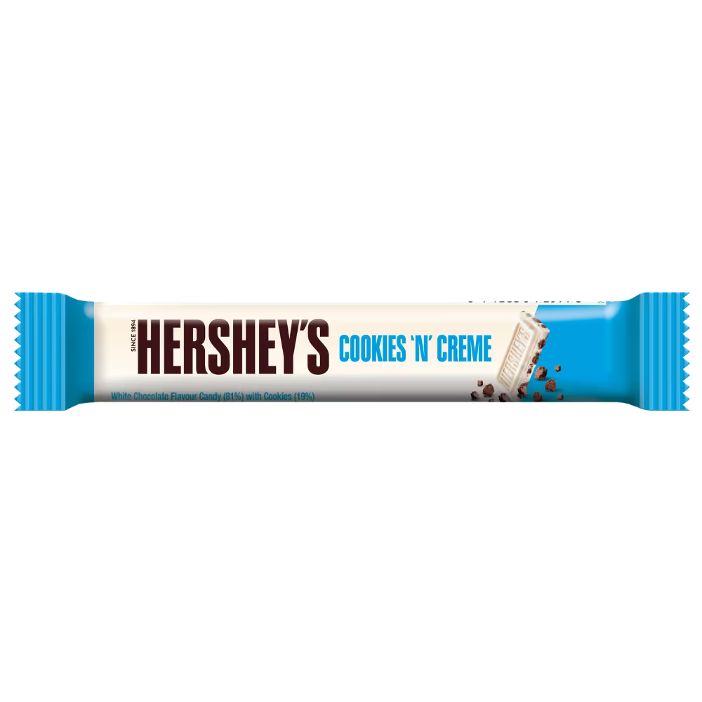 Hershey's Cookies 'n' Creme Chocolate Treat Bar 15g ( UK )