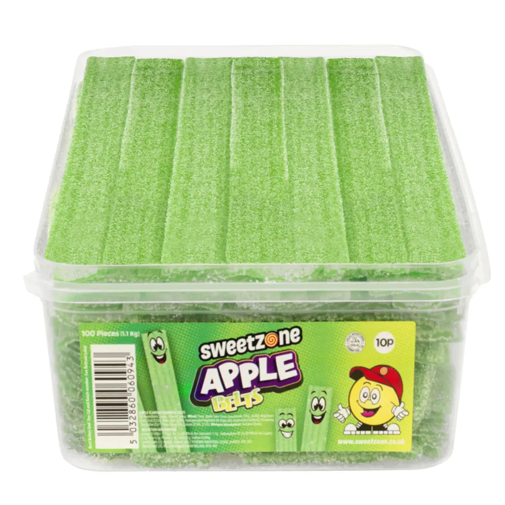 Sweetzone Fizzy Apple Belts ( UK )