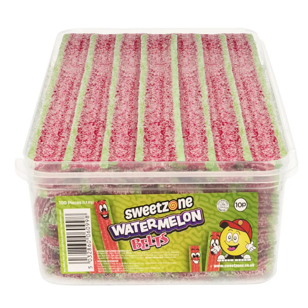 Sweetzone Fizzy Watermelon Belts ( UK )