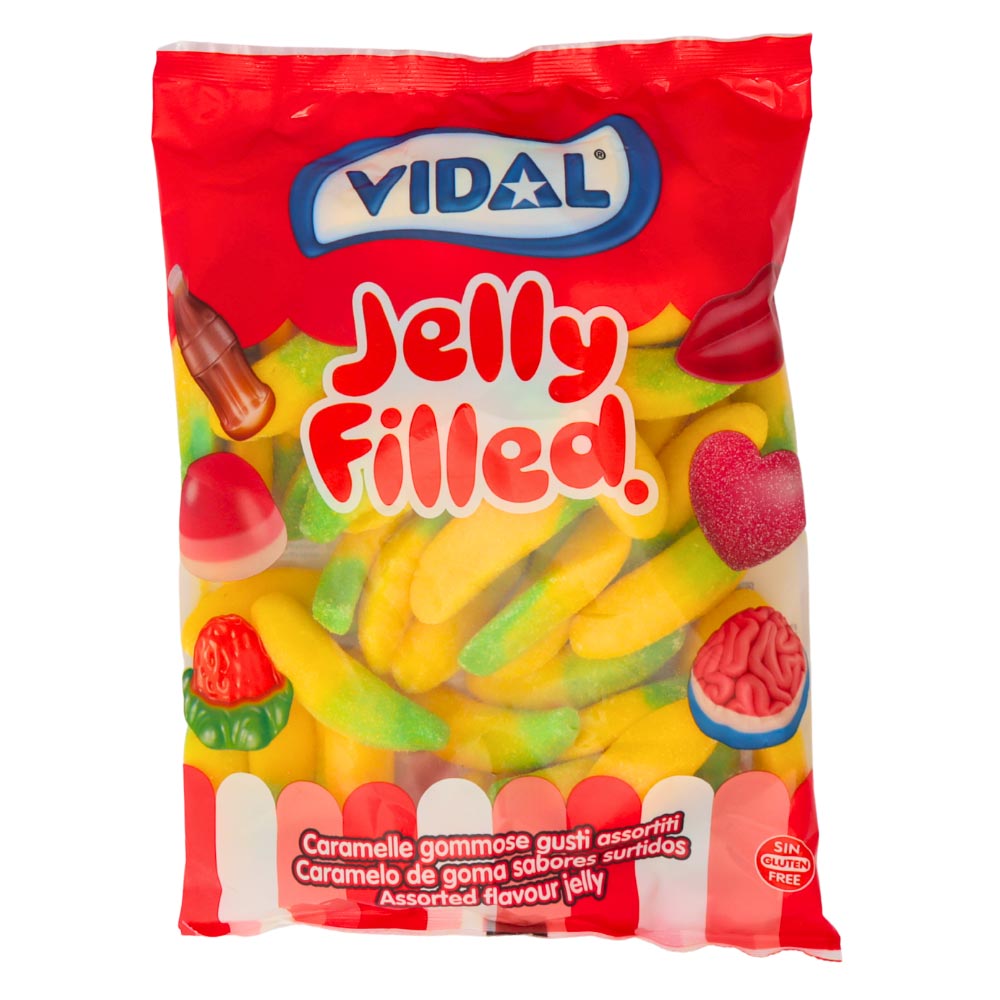 Vidal Jelly Filled Bananas ( Spain )