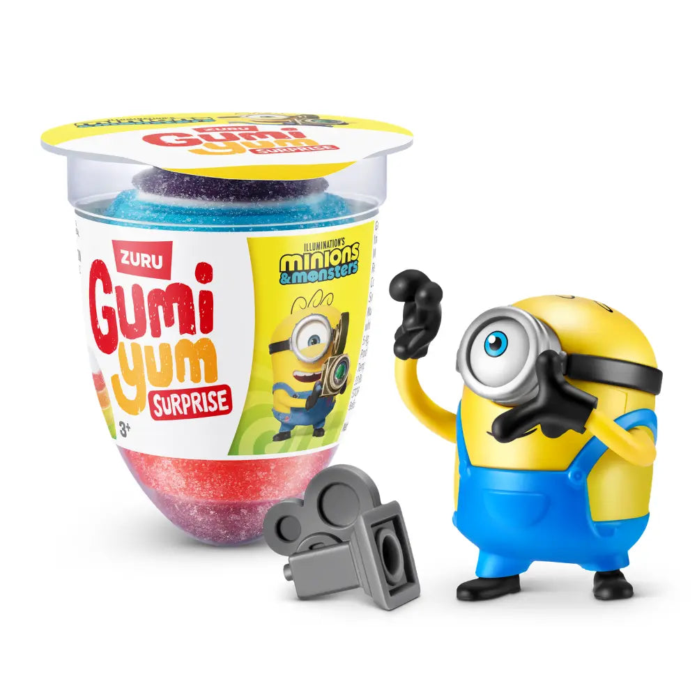 Gumi Yum Surprise Minions 26g Gummy & Toy By Zuru ( China )