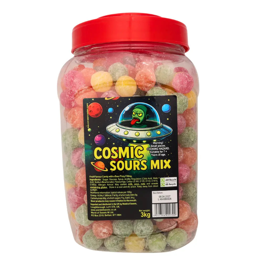 Cosmic Sours Mixed Fruit Sour Candy ( UK )