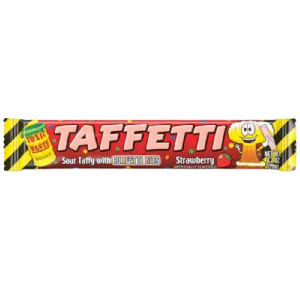 Toxic Waste Tafetti Strawberry Chew Bar 20g ( UK )
