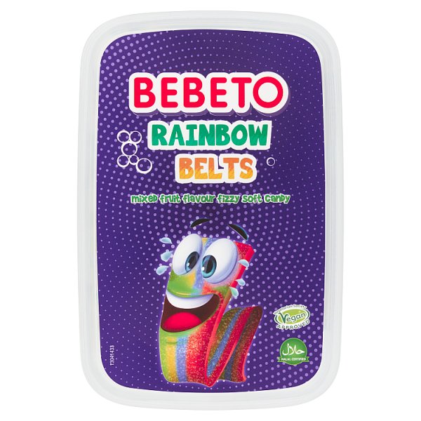 Bebeto Rainbow Belts 400g  ( UK )