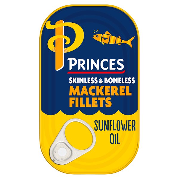 Princes Mackerel Fillets Sunflower Oil 125g ( UK )