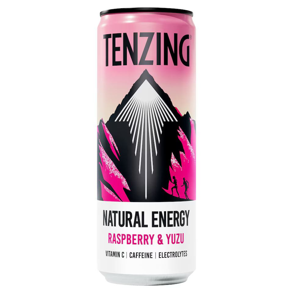 Tenzing Raspberry & Yuzu Natural Energy 330ml ( UK )