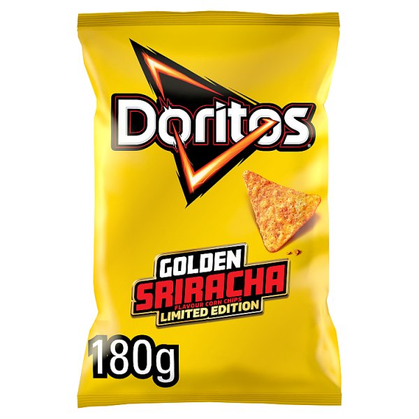 Doritos Hot Honey Golden Sriracha Tortilla Chips Sharing Crisps 180g ( UK )