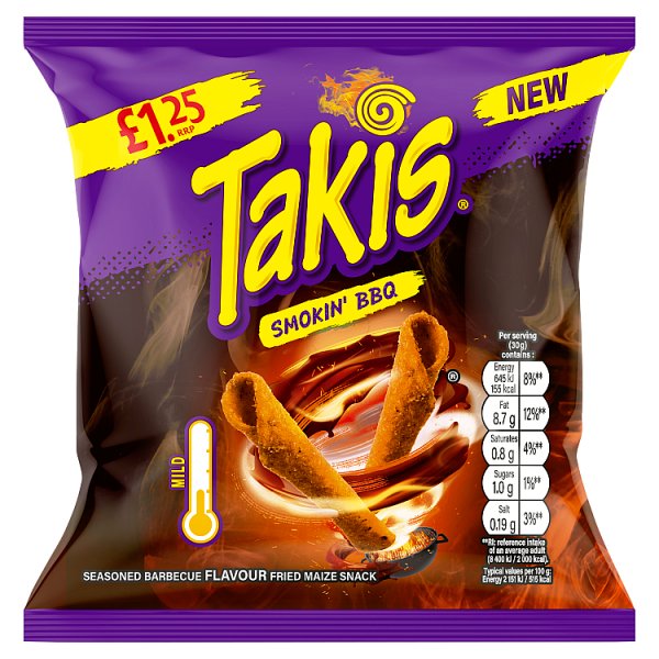 Takis Smokin' BBQ 55g ( UK )