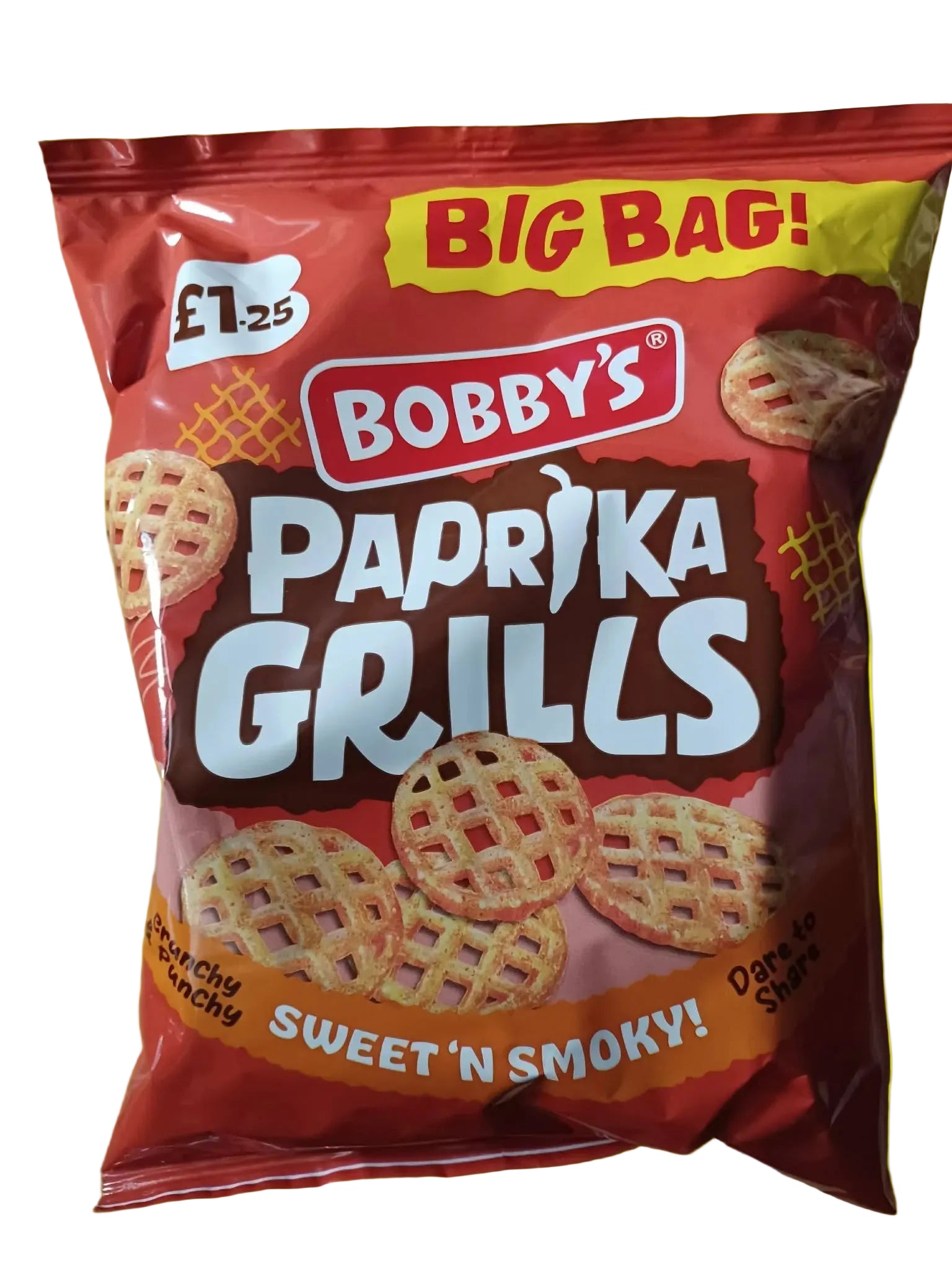Bobby's Paprika Grills  £1.25 Bag (UK)
