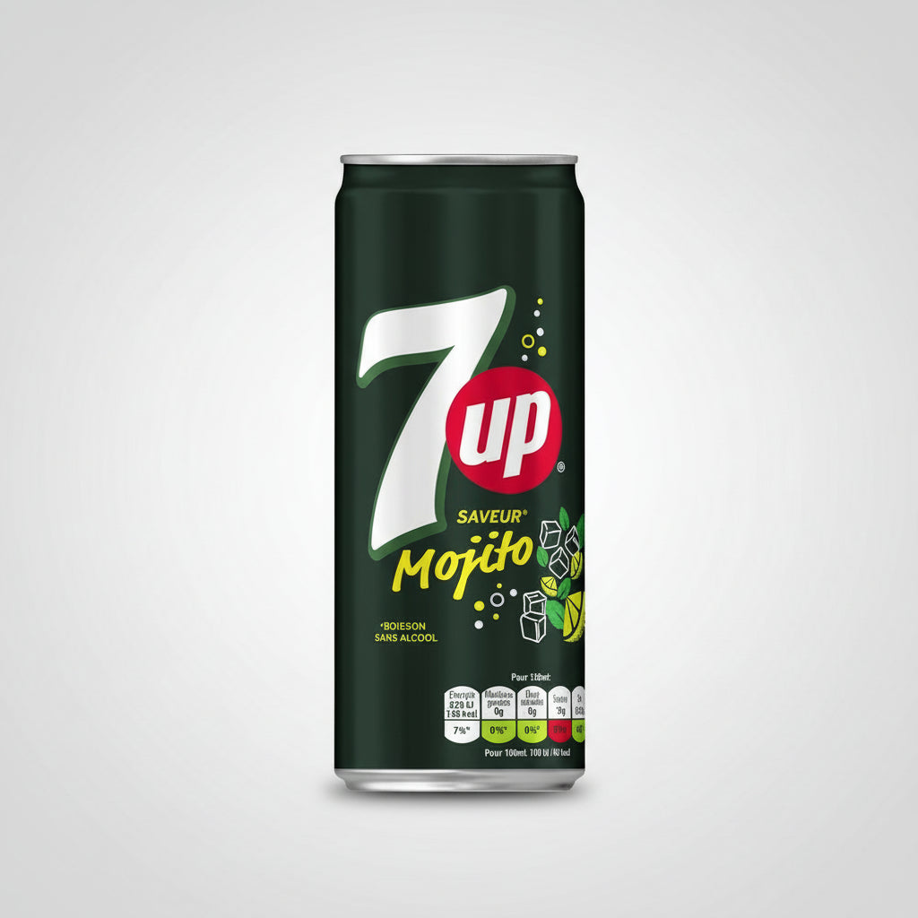 7UP Mojito 330ml Can  &#x28; France &#x29;