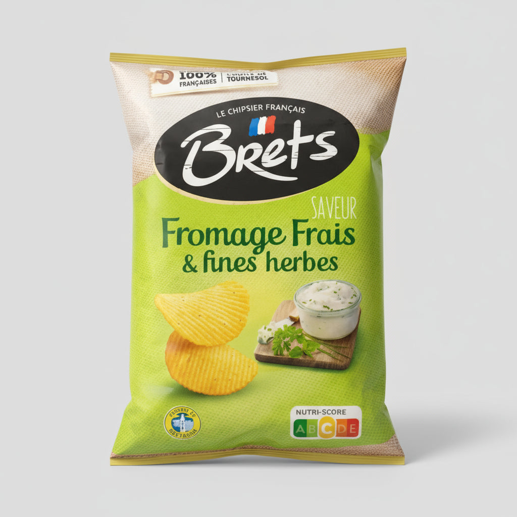 Brets Fromage Frais & Fines Herbes  125g  ( France )