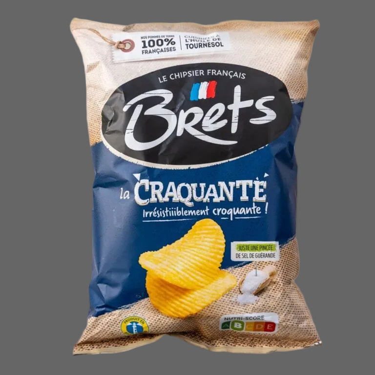Brets Sea Salt crisps 125g ( France )