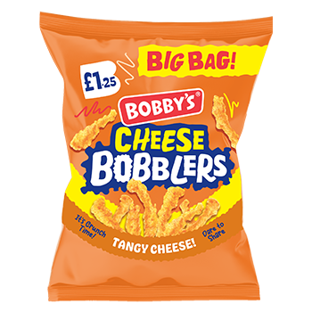 Bobby's Big Bag Cheese Bobblers 80g  £1.25 Bag  (UK )