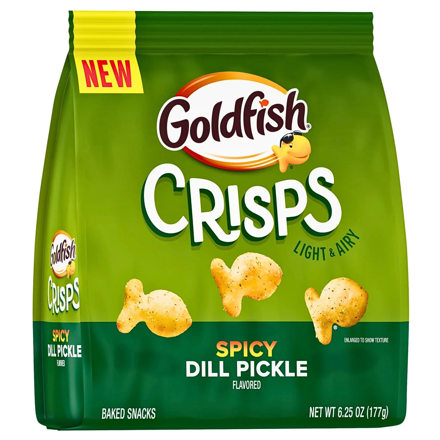 Pepperidge Farm Goldfish Crisps Spicy Dill Pickle 177g ( Canada )  BB Dated 5th September 2026
