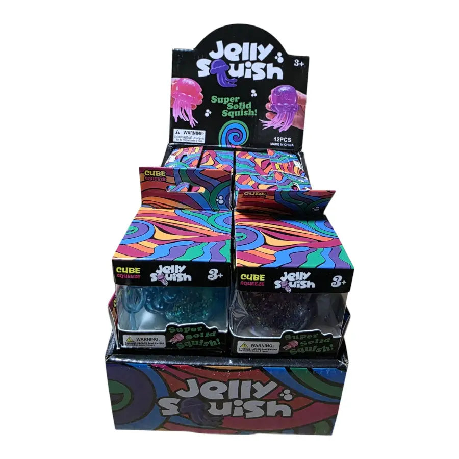Jellyfish Glitter Squishy Fidget Toy