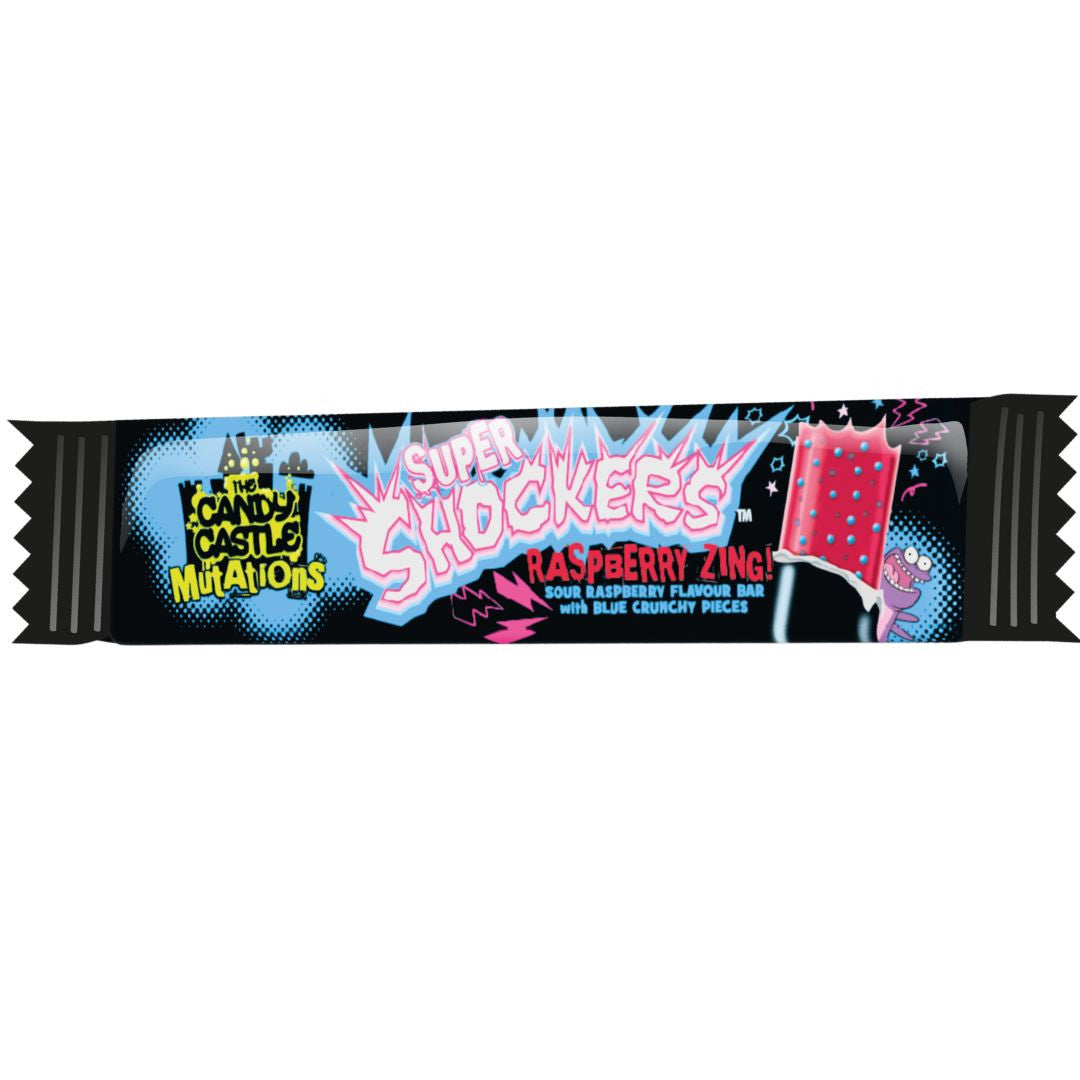 Candy Castle Mutations Super Shockers Raspberry Zing 22g ( UK )