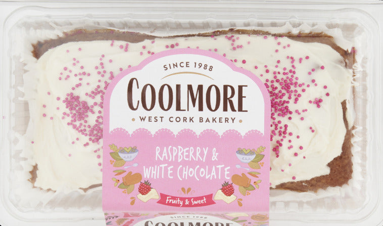 Coolmore Raspberry & White Chocolate Cake 380g ( Ireland )
