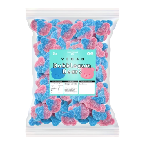 Candycrave Vegan Fizzy Bubblegum Bears ( UK )