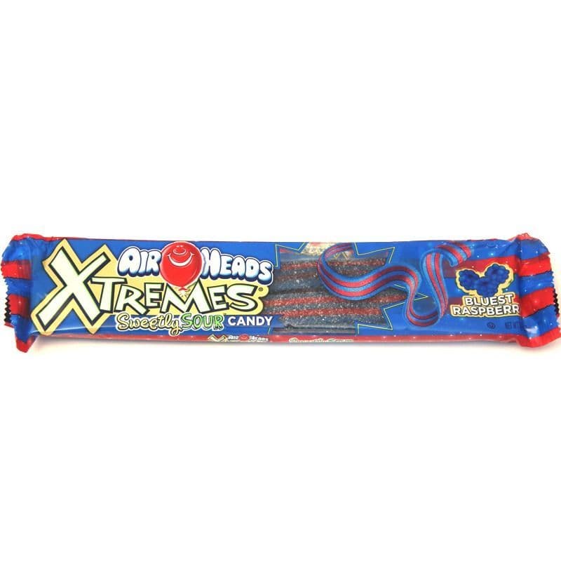 AirHeads Xtreme Bluest Raspberry Belts 56g  ( US )