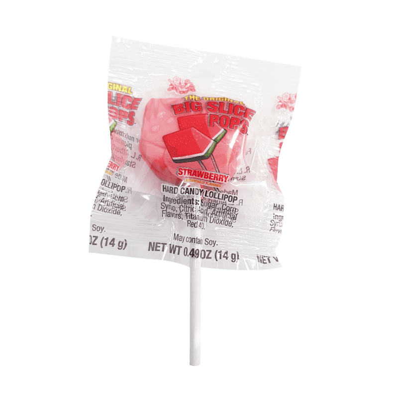 Alberts Big Slice Pops Strawberry 4 Pack  (US)