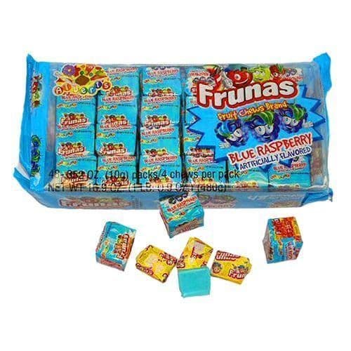 Alberts Frunas Fruit Chews Blue Raspberry ( US )
