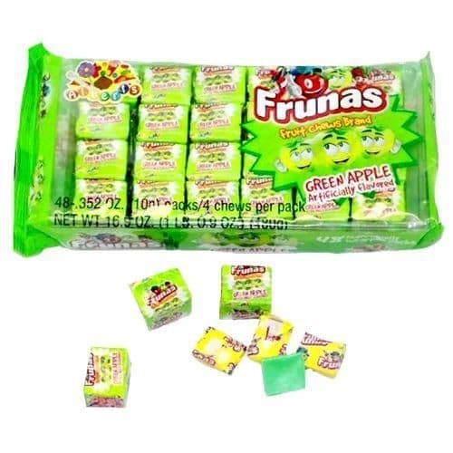 Alberts Frunas Fruit Chews Green Apple ( US )