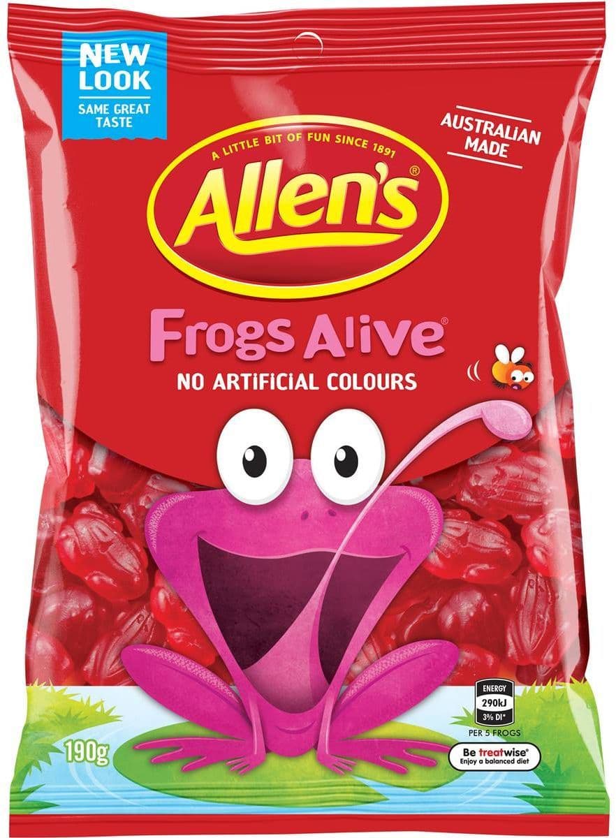 Allens Frogs Alive (190g)  ( Australia )