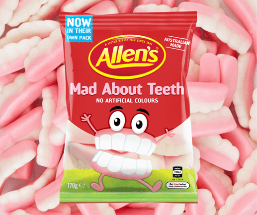 Allens Mad About Teeth (170g) ( Australia )