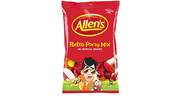 Allens Retro Party Mix  (190g) ( Australia )
