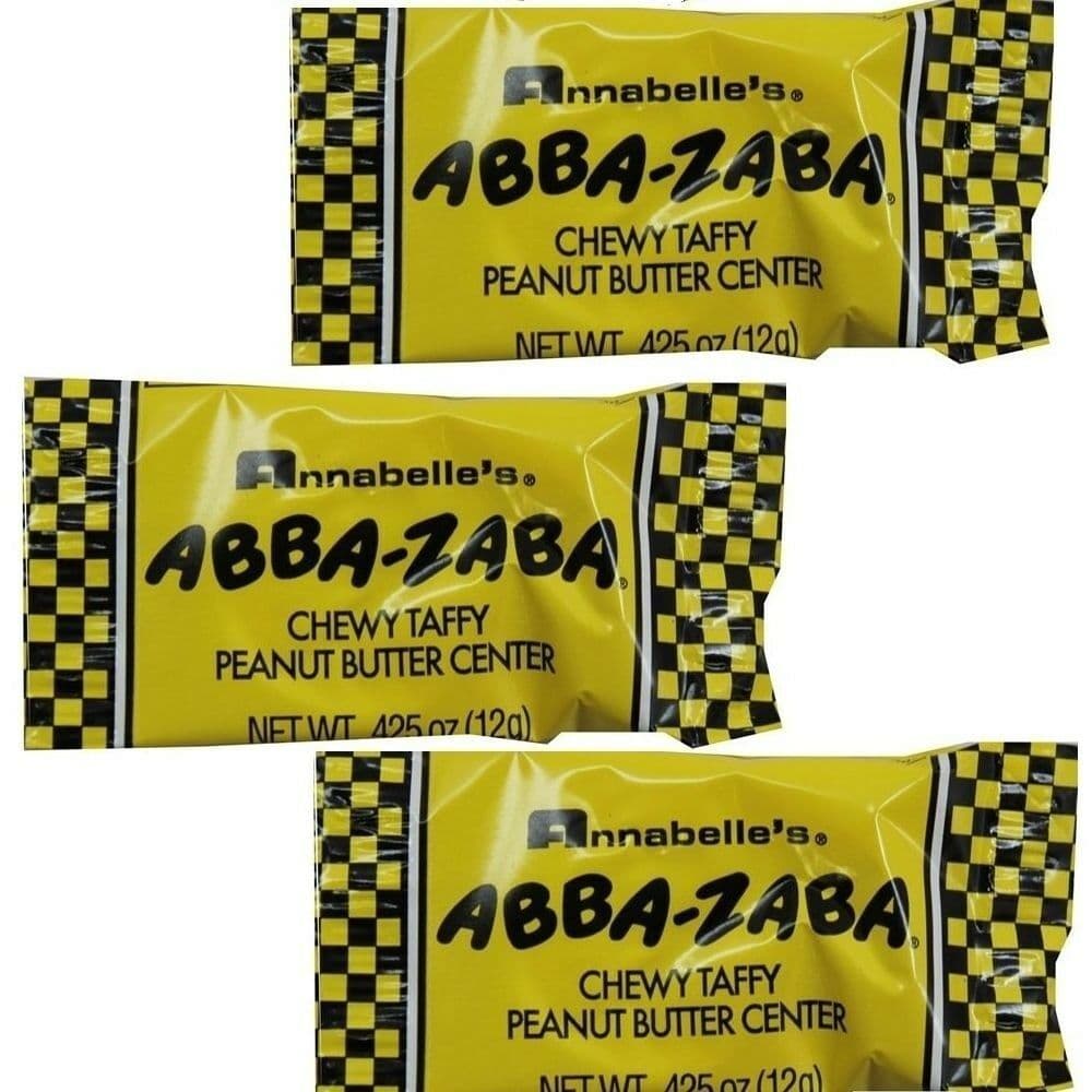 Annabelle's Abba Zaba Minis - Chewy Taffy Peanut Butter Candy Bars ( US )