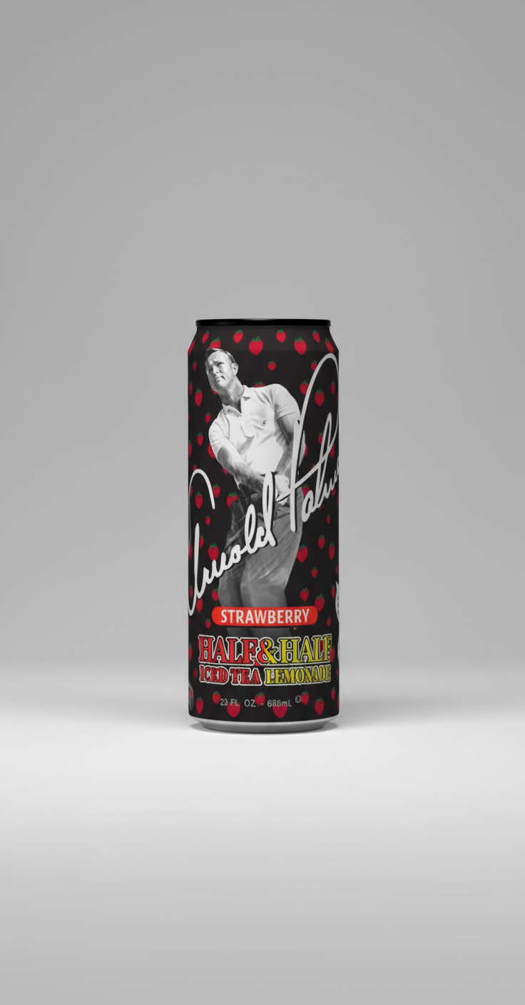 Arizona Arnold Palmer 23.5oz Strawberry  Half and Half Lite (US)