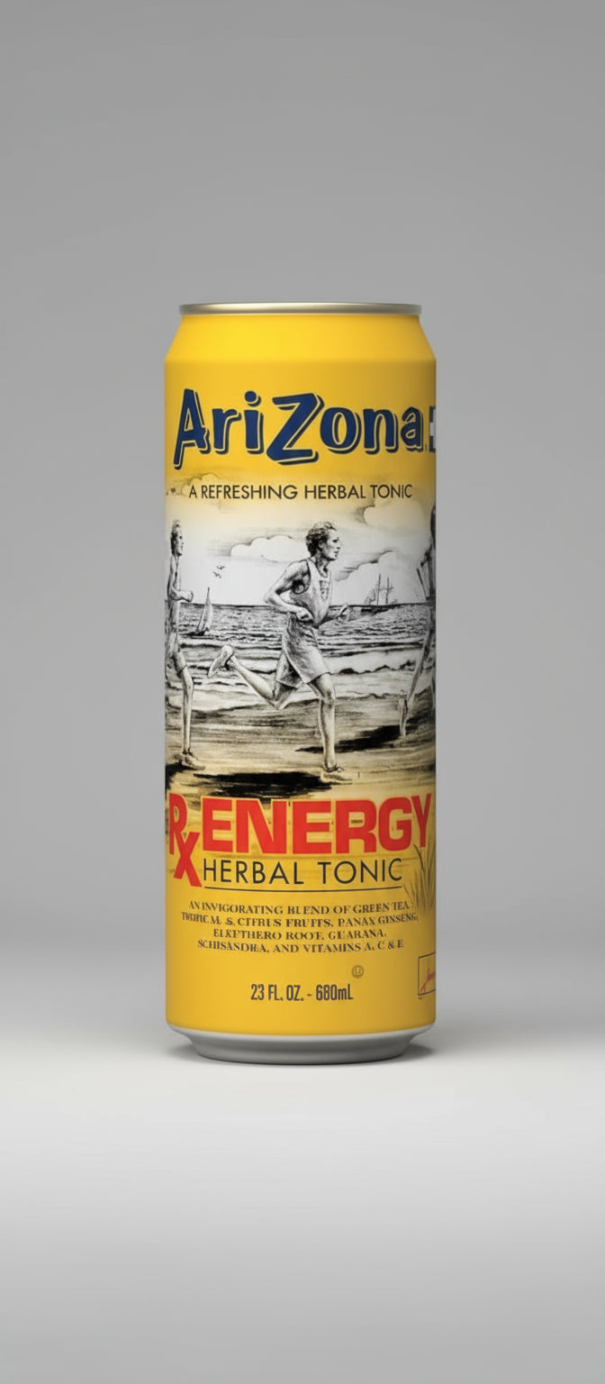 AriZona Rx Energy Herbal Tonic 680ml Big Can (US)