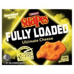 Arnotts Shapes Fully Loaded - Ultimate Cheese 130g ( Australia )